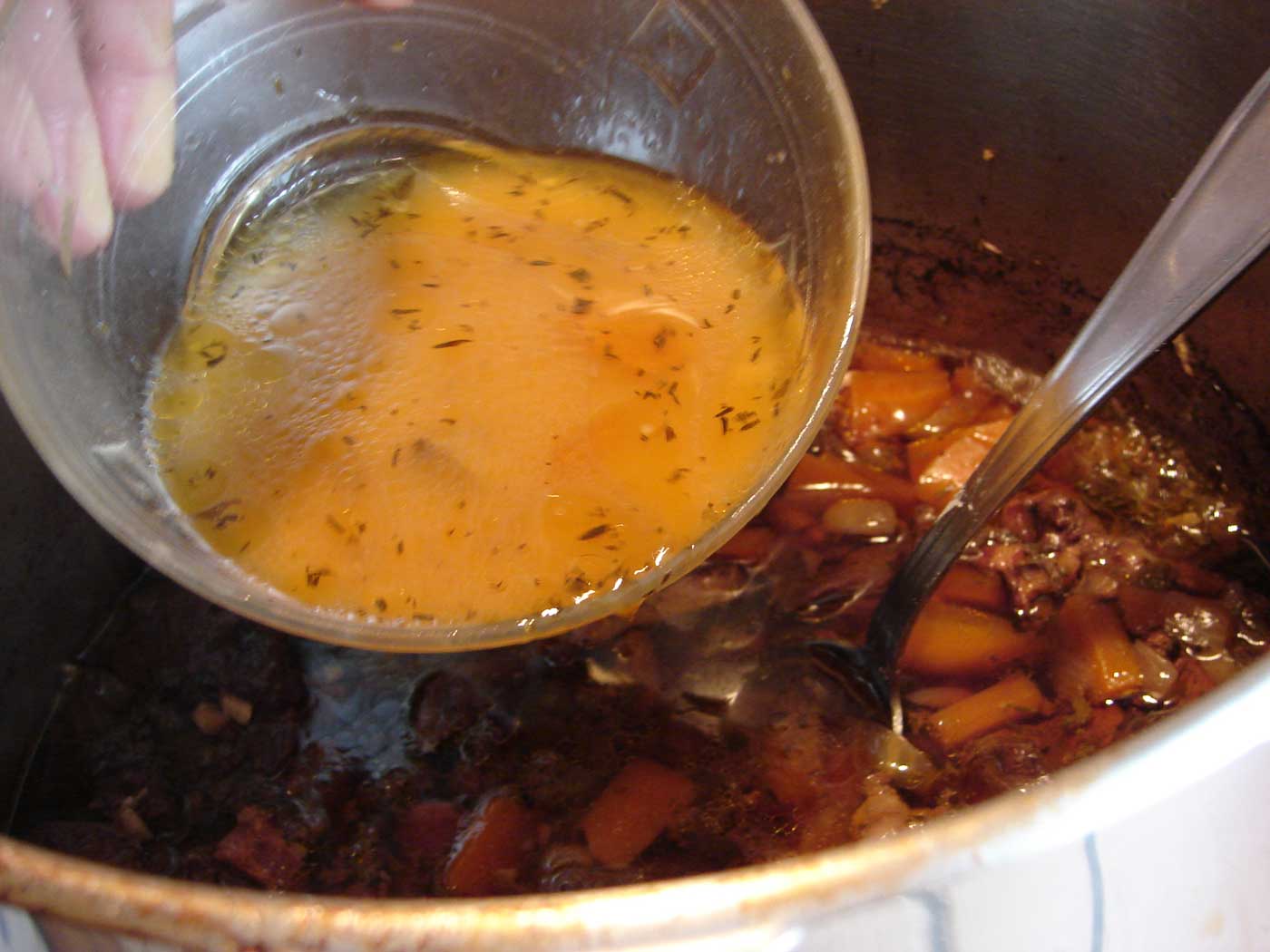 Epaissir une sauce
